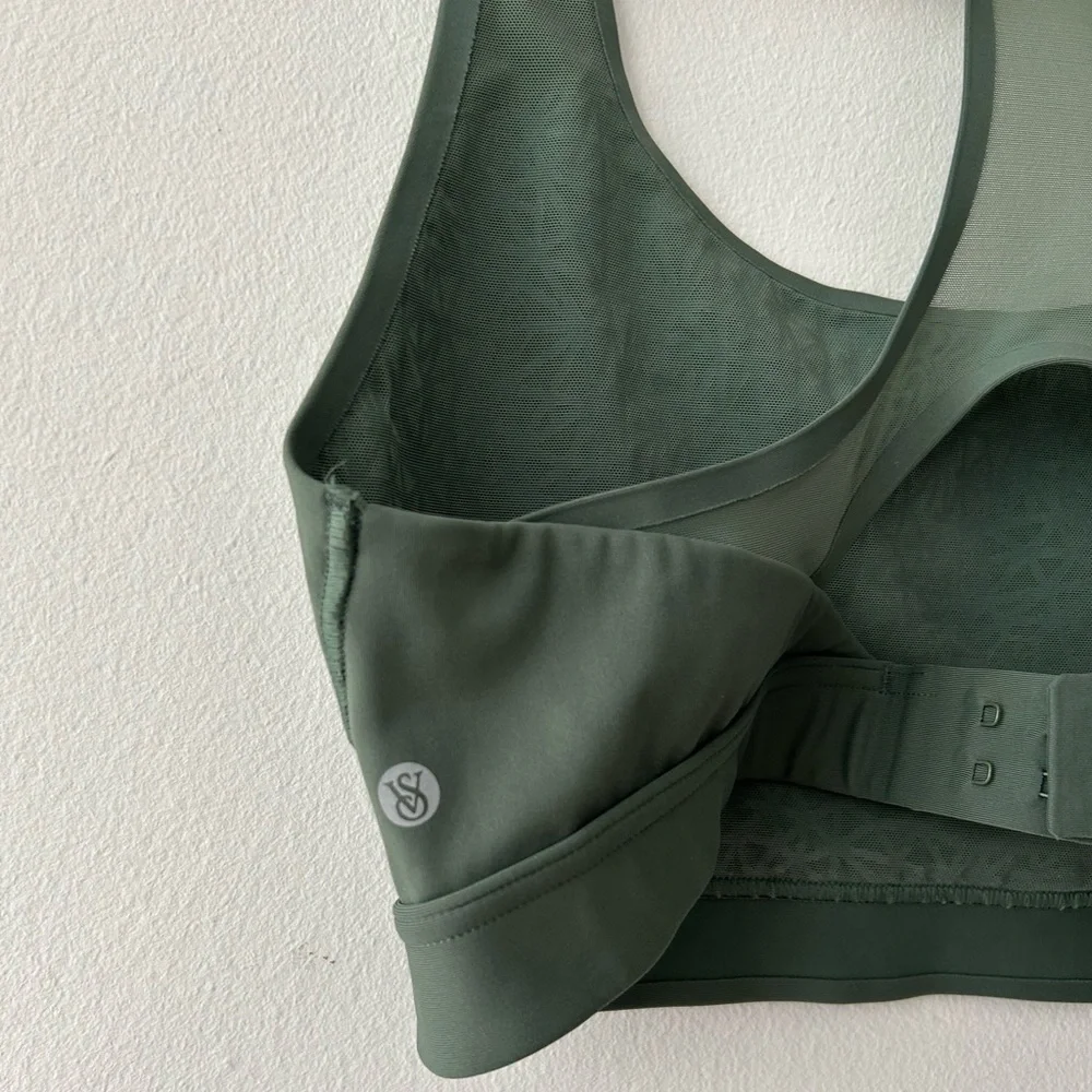 Victoria's Secret Sport Sage Green Sports Bra & Leggings Set Small Medium - Picture 9 of 15